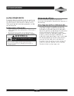 Preview for 41 page of Briggs & Stratton 30246 User Manual