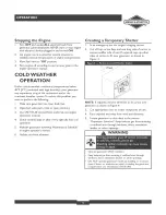 Preview for 9 page of Briggs & Stratton 30252 Operator'S Manual