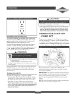 Preview for 11 page of Briggs & Stratton 30252 Operator'S Manual