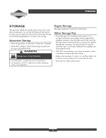 Preview for 14 page of Briggs & Stratton 30252 Operator'S Manual