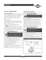 Preview for 23 page of Briggs & Stratton 30252 Operator'S Manual