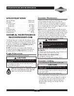 Preview for 13 page of Briggs & Stratton 30253 Operator'S Manual