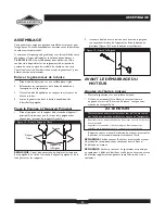 Preview for 22 page of Briggs & Stratton 30253 Operator'S Manual