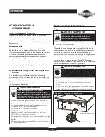 Preview for 25 page of Briggs & Stratton 30253 Operator'S Manual