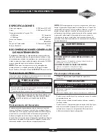 Preview for 45 page of Briggs & Stratton 30253 Operator'S Manual