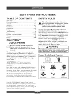 Preview for 2 page of Briggs & Stratton 30319 Operator'S Manual