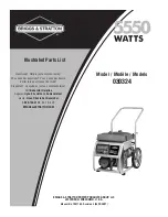 Briggs & Stratton 30324 Illustrated Parts List preview