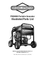 Briggs & Stratton 30382 Illustrated Parts List preview