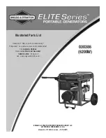 Preview for 1 page of Briggs & Stratton 30386 Illustrated Parts List