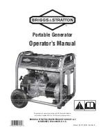 Briggs & Stratton 30467 Operator'S Manual preview