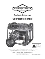 Briggs & Stratton 30471 Operator'S Manual preview