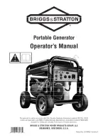 Briggs & Stratton 30555 Operator'S Manual preview