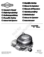 Briggs & Stratton 310000 VERTICAL SERIES Operator'S Manual preview