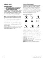 Preview for 4 page of Briggs & Stratton 316916GS Operator'S Manual