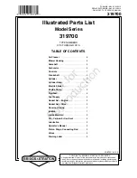 Preview for 1 page of Briggs & Stratton 319700 Series Illustrated Parts List