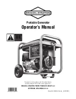 Briggs & Stratton 3250 Series Operator'S Manual preview