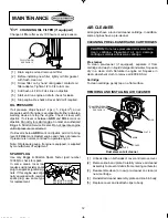 Preview for 12 page of Briggs & Stratton 351700 Series Operating & Maintenance Instructions