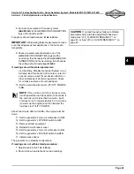 Preview for 63 page of Briggs & Stratton 40213 Service And Troubleshooting Manual