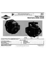 Briggs & Stratton 402400 Series Owner'S Manual preview