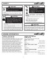 Preview for 4 page of Briggs & Stratton 430447 Operator'S Manual