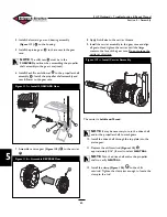 Предварительный просмотр 62 страницы Briggs & Stratton 5 HP Troubleshooting & Repair Manual