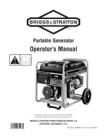 Preview for 1 page of Briggs & Stratton 58033139 Operator'S Manual