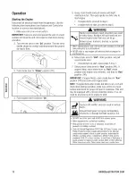 Preview for 12 page of Briggs & Stratton 58033139 Operator'S Manual