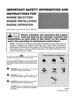 Preview for 2 page of Briggs & Stratton 60700 Series Operating And Maintenance Instructions Manual