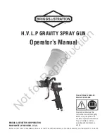 Briggs & Stratton 6388-00 Operator'S Manual preview