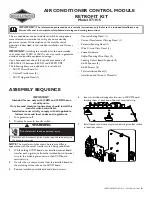 Briggs & Stratton 71015 Instructions preview