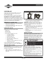 Предварительный просмотр 28 страницы Briggs & Stratton 73000 Operator'S Manual