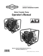 Предварительный просмотр 1 страницы Briggs & Stratton 73019 Operator'S Manual