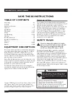 Preview for 2 page of Briggs & Stratton 74002 Operator'S Manual