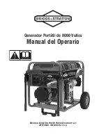 Preview for 29 page of Briggs & Stratton 8000 Watt Portable Generator Operator'S Manual