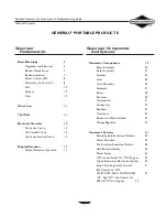 Preview for 3 page of Briggs & Stratton 86262GS Familiarization & Troubleshooting Manual