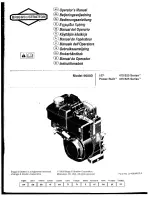 Briggs & Stratton 90000 475 Series Operator'S Manual preview