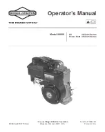 Preview for 1 page of Briggs & Stratton 90000 I/C 525 Series Operator'S Manual