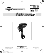 Briggs & Stratton AA0201-0101, AA0201-0150, AA02 Operating And Maintenance Instructions Manual preview