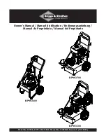 Briggs & Stratton BPW2400 Owner'S Manual preview