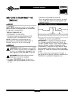 Preview for 6 page of Briggs & Stratton BSP5500L Owner'S Manual