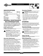 Preview for 10 page of Briggs & Stratton BSP5500L Owner'S Manual