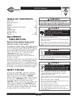 Preview for 2 page of Briggs & Stratton BSQ 1000 Owner'S Manual