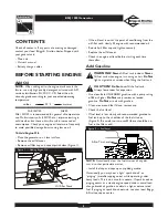 Preview for 5 page of Briggs & Stratton BSQ 1000 Owner'S Manual