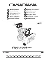 Briggs & Stratton Canadiana 1695868 Operator'S Manual preview