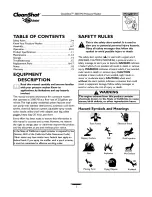 Preview for 2 page of Briggs & Stratton CleanShot 020206-0 Owner'S Manual