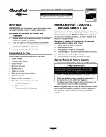 Preview for 24 page of Briggs & Stratton CleanShot 020206-0 Owner'S Manual