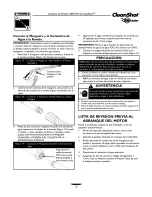 Preview for 25 page of Briggs & Stratton CleanShot 020206-0 Owner'S Manual