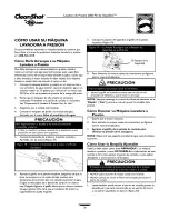 Preview for 26 page of Briggs & Stratton CleanShot 020206-0 Owner'S Manual