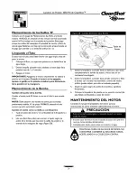 Preview for 31 page of Briggs & Stratton CleanShot 020206-0 Owner'S Manual