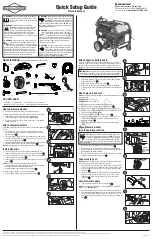 Briggs & Stratton Electric Pressure Washer Quick Setup Manual предпросмотр